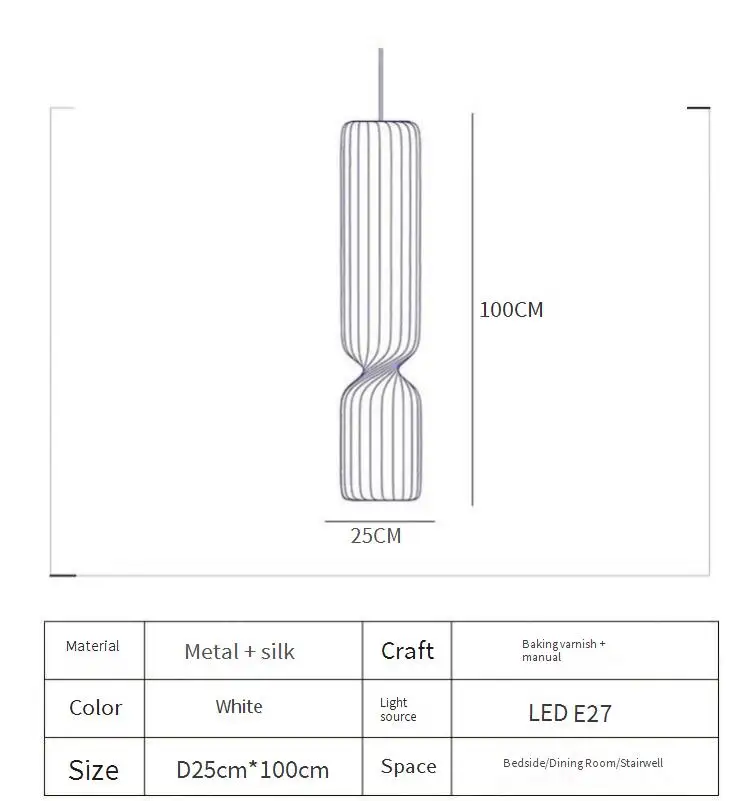 JYLIGHTING Modern Japandi Home Office Decor Wabi Sabi Silk Lantern Pendant Lamp Fabric Chandelier Pendant Light
