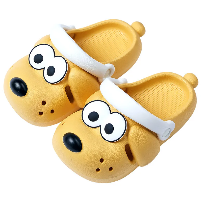 Slippers Children's Hole Shoes New Cartoon EVA Baby Slippers Home Soft Outwear Non Slip Girls' Slippers Sandals Shoes Kids Soft