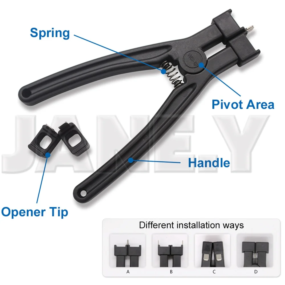Auto Repair Hand Kits Multi-Function Detachable Pliers Locksmith Spring Clip Pry Tool For Car Key Remote Fob Shell Disassembly