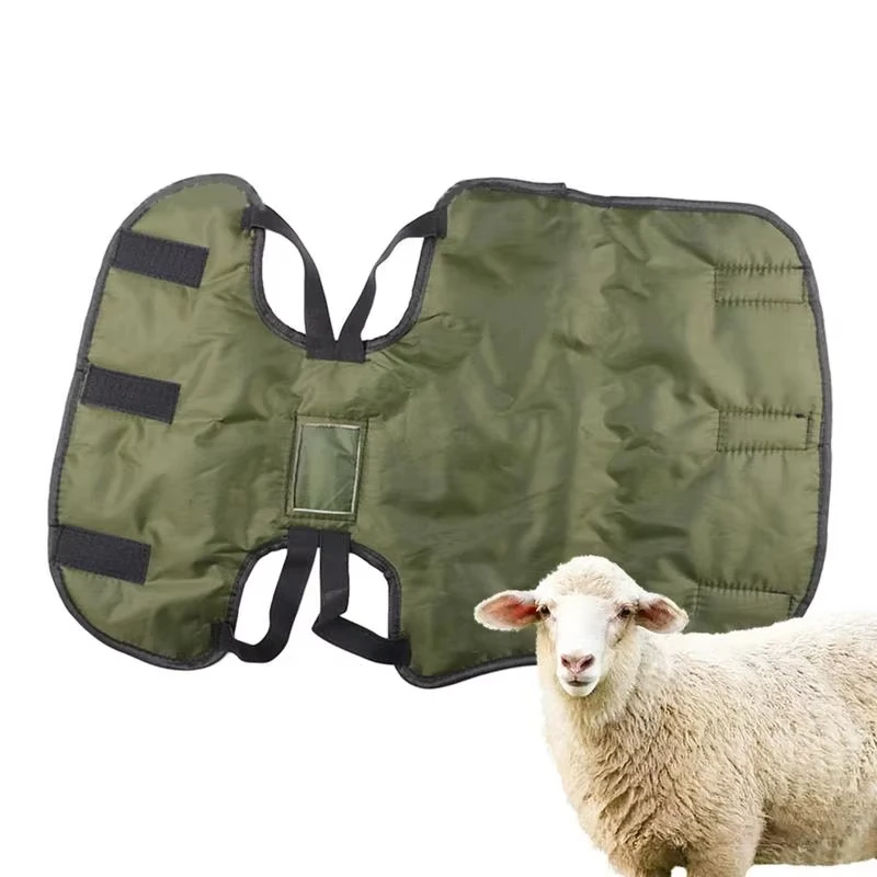 Goat Blankets For Cold Weather Waterproof Lamb Coat Adjustable Jacket Blanket Sheep Blanket Windproof keep Lamb warming