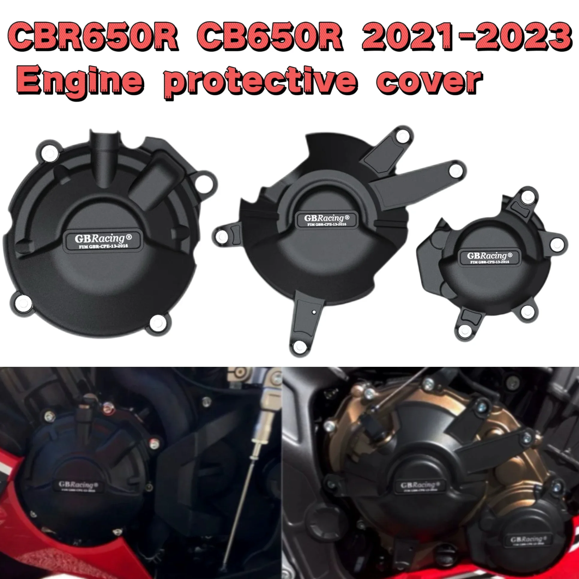 

Suitable for Honda CB650R/CBR650R engine hood kit CBR650R protective cover CB650R engine hood 2021-2023