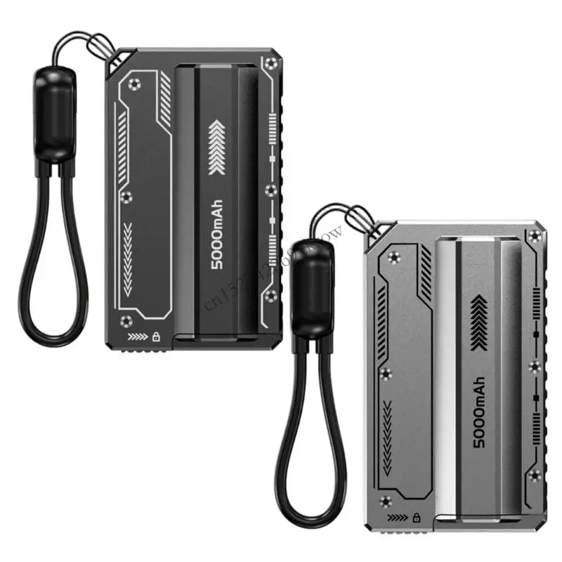 

R9CB Interchangeable 21700 Battery Storage Case Sleeve Quick Eject Mechanism High Impact ABS Construction no Battery