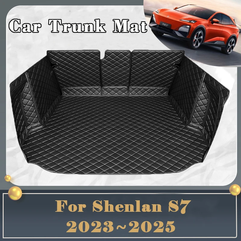 

Car Trunk Mat For Changan Shenlan Deepal S7 2023 2024 2025 Dirt-resistant Fully Trunk Mat Luxury Rear Cargo Tray Car Accessories