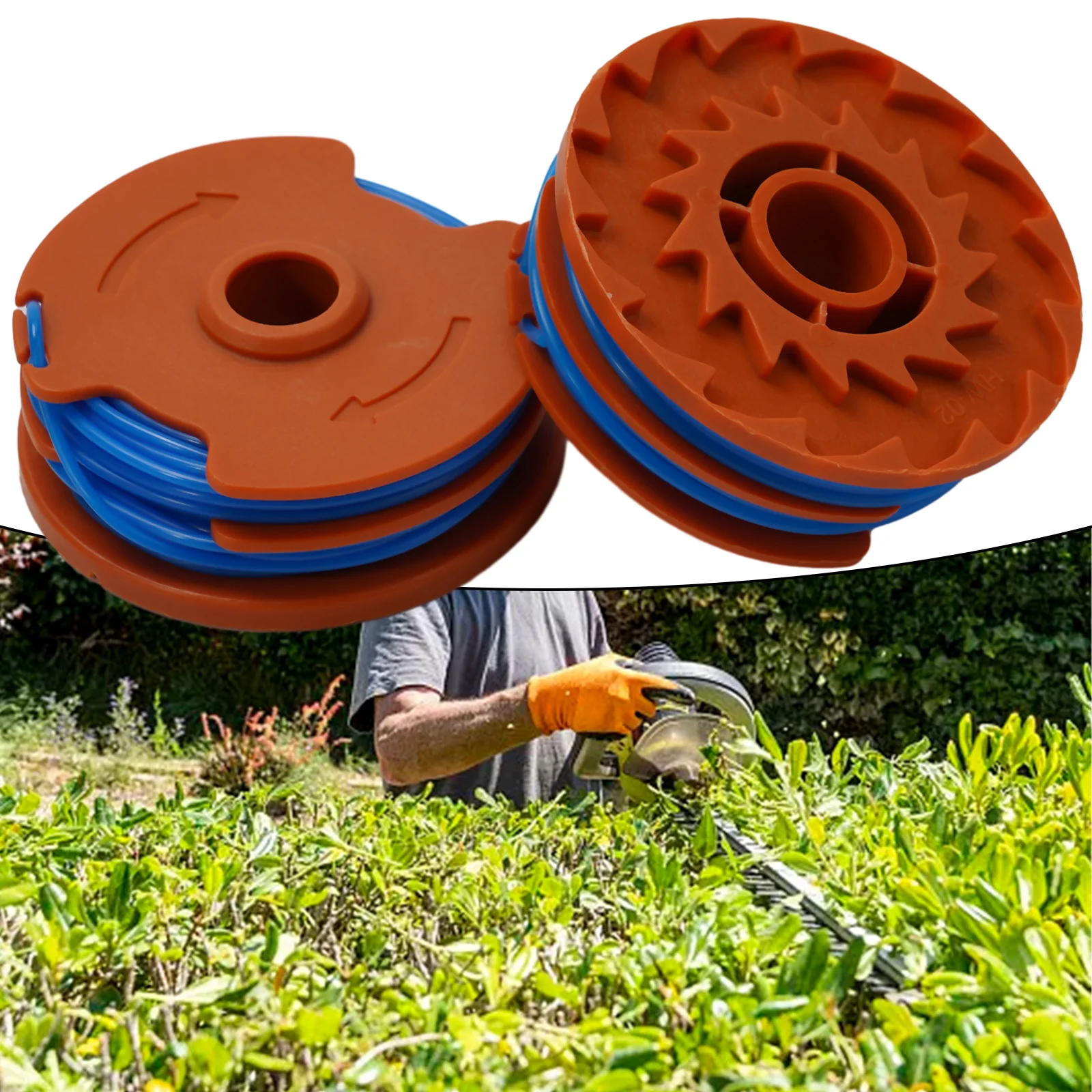 Lawn Mower Line Spools Flexible Use 2 Pcs/Set Accessories Automatic Cord Supply Easy To Replace MGT35025 2023 New