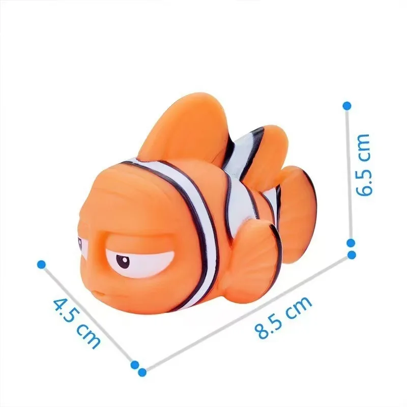 Findet Nemo Dory Schwimmende Spritz-Spielzeuge aus weichem Gummi – Cosplay-Tierfiguren, Cartoon-Clownfisch-Puppe, Kawaii-Geschenk – Detail 11
