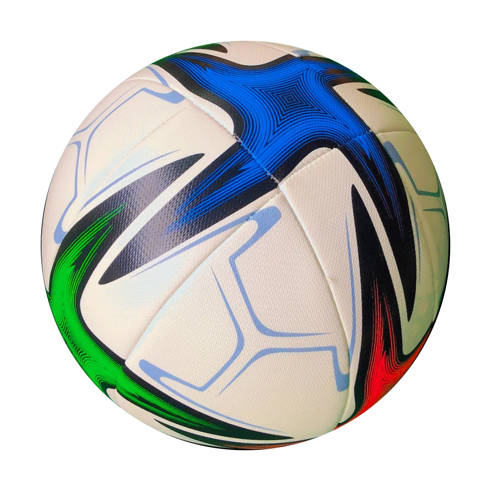 Bola Sepak Ukuran 5 Bahan PU Bola Sepak Standar Berkualitas Tinggi Bola Sepak Resmi Luar Ruangan Ukuran 5 PU