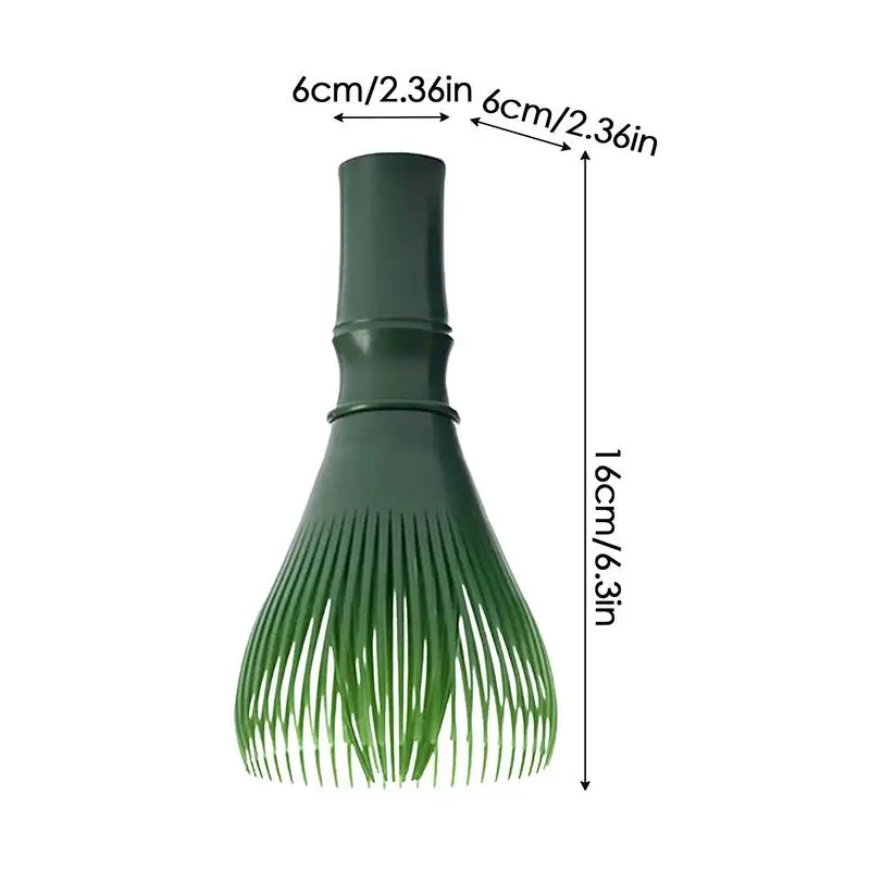 Silicone Matcha Whisk Reusable Matcha Mixer And Stirrer Food Grade Matcha Whisk Tea Tool Tea Brush For Kitchen Accessories