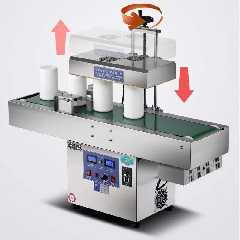 Automatic Continuous Plastic Bottle Induction Sealing Machine Electromagnetic Aluminum Foil Sealer