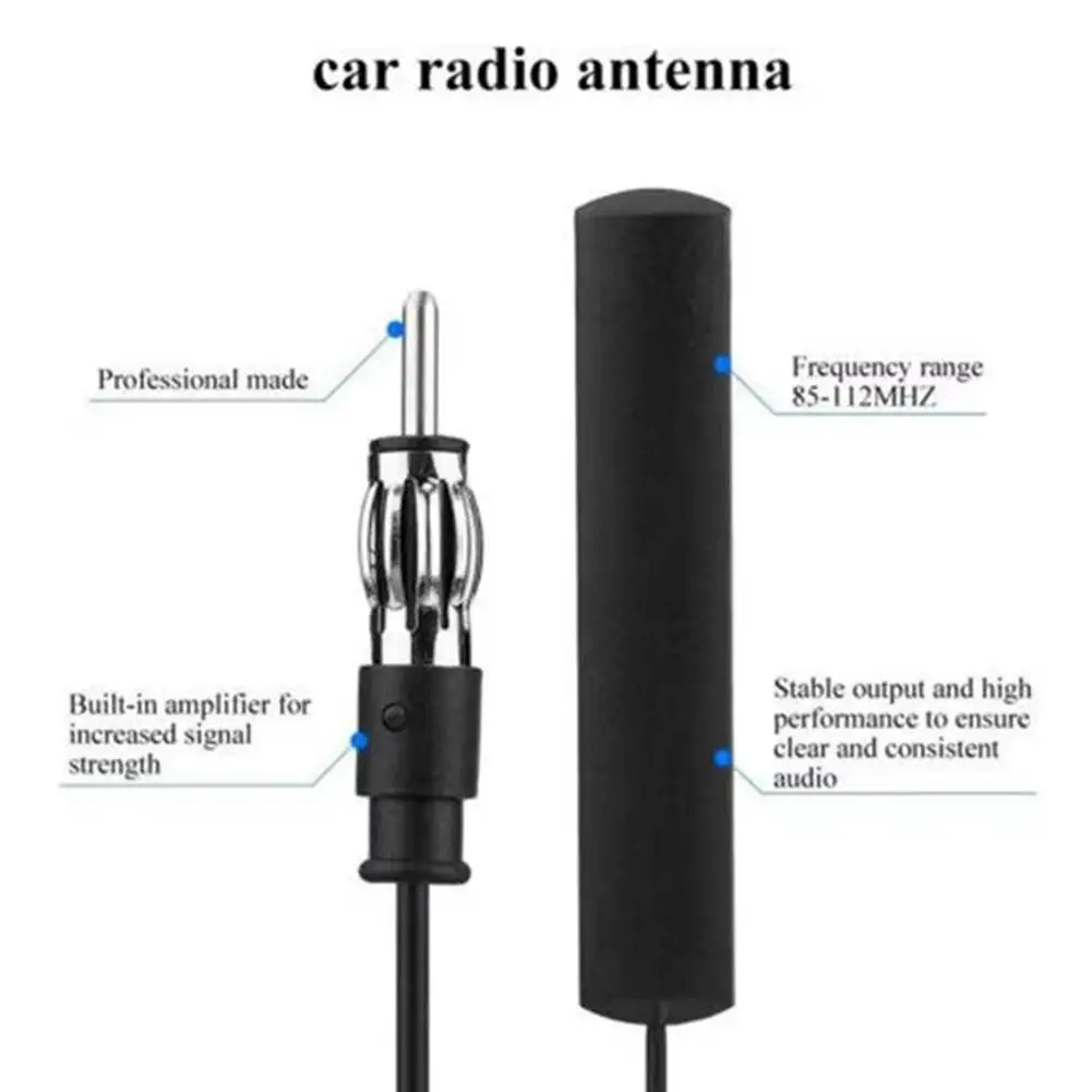 Car Radio Fm Antenna Universal Auto Length Signal Amp Amplifier Vehicle Boat Marine Signal Car Device Enhance