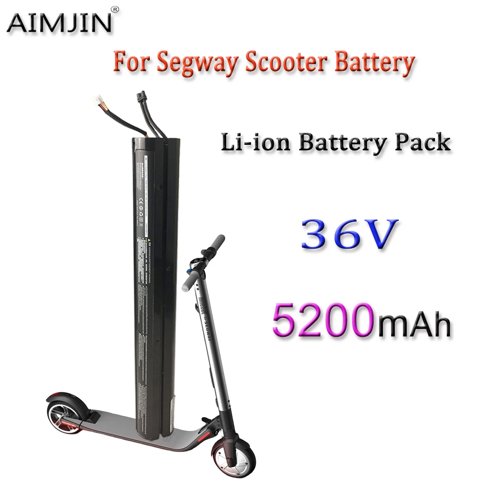 

Original Factory Ninebot Segway Scooter Battery 36V 5200mAh Scooter Fastener Real Capacity For Ninebot Segway ES1 ES2 ES4 Series