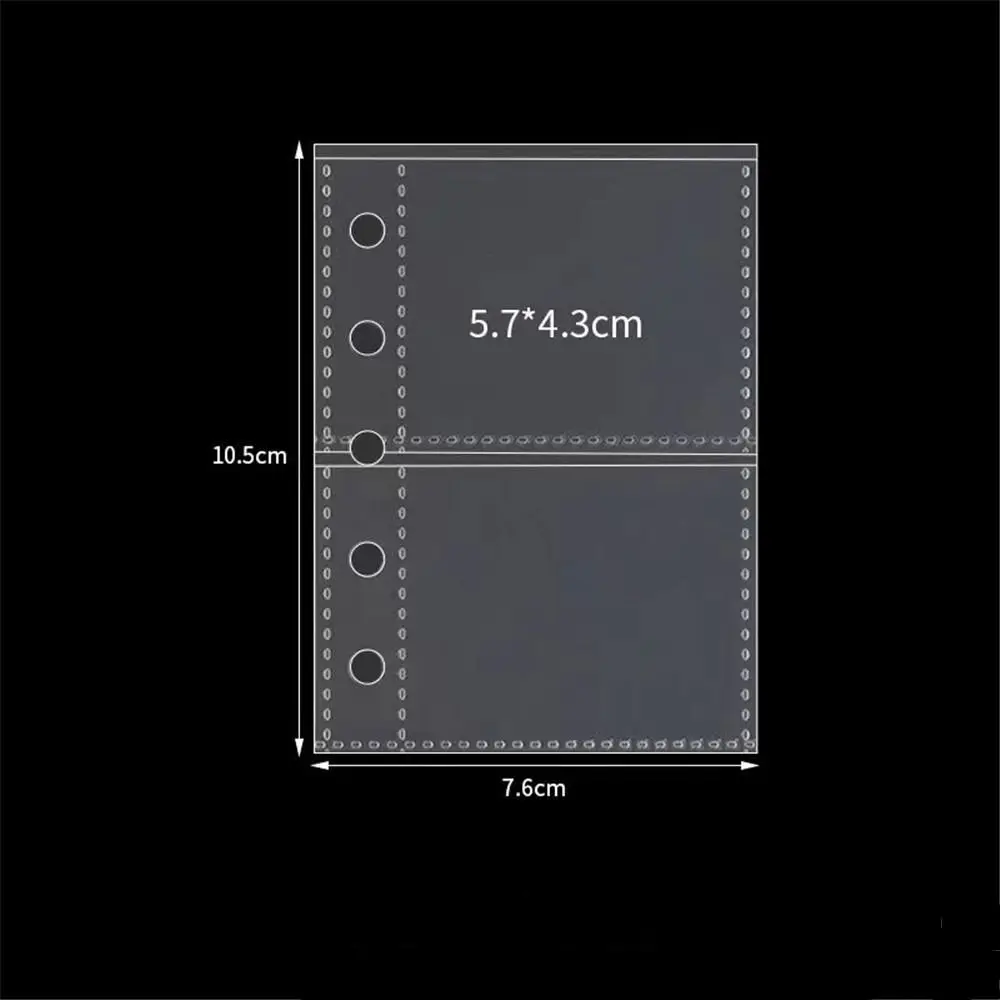 الإبداعية 5 ثقوب الموثق Photocard حامل DIY الحرف القرطاسية Photocards المنظم كتاب حساب اليد
