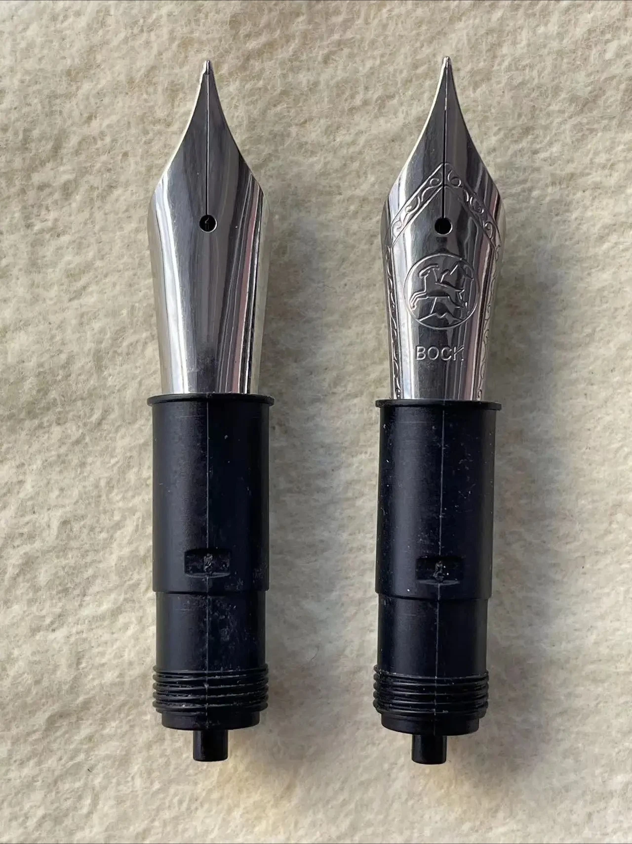 

New Original German Bock No.6 Assembly White Gold Black Two-color Original Imported Fountain Pen Accessories Nib