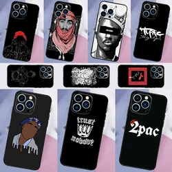 2Pac Tupac Shakur Case For iPhone 16 15 13 12 11 14 Pro Max Mini X XR XS Max Plus Bumper Back Cover