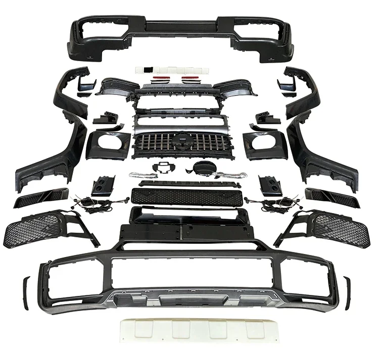 

Car Body kits Bumper Radiator Grille Fog Lamp Frame For Benz W464 Upgrade Kits for Brabus