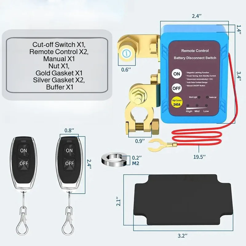 

Переключатель выключения автомобильного аккумулятора Выключатель питания аккумулятора грузовика Переключатель выключения автомобильного аккумулятора Коробка