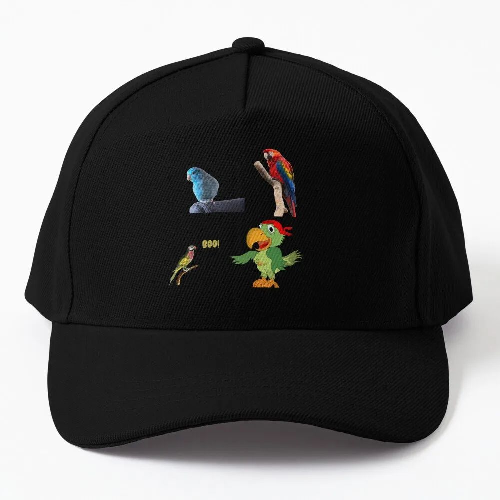 a parrot Baseball Cap Golf Hat Man Rugby Cosplay Military Tactical Cap Trucker Hat Women's Hats Men's