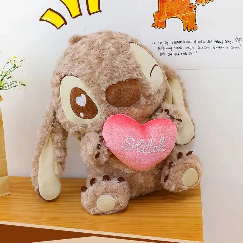 Stich Plüsch Große Cartoon Herz Umarmung Stich Plüsch Spielzeug Schokolade Stich Puppe Valentinstag Mädchen Geschenk Rose Samt Stich