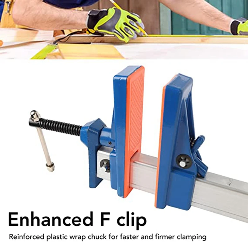 Alumínio Alloy Fixo Clip para Carpintaria, Horizontal e Vertical Fixture, 24 in