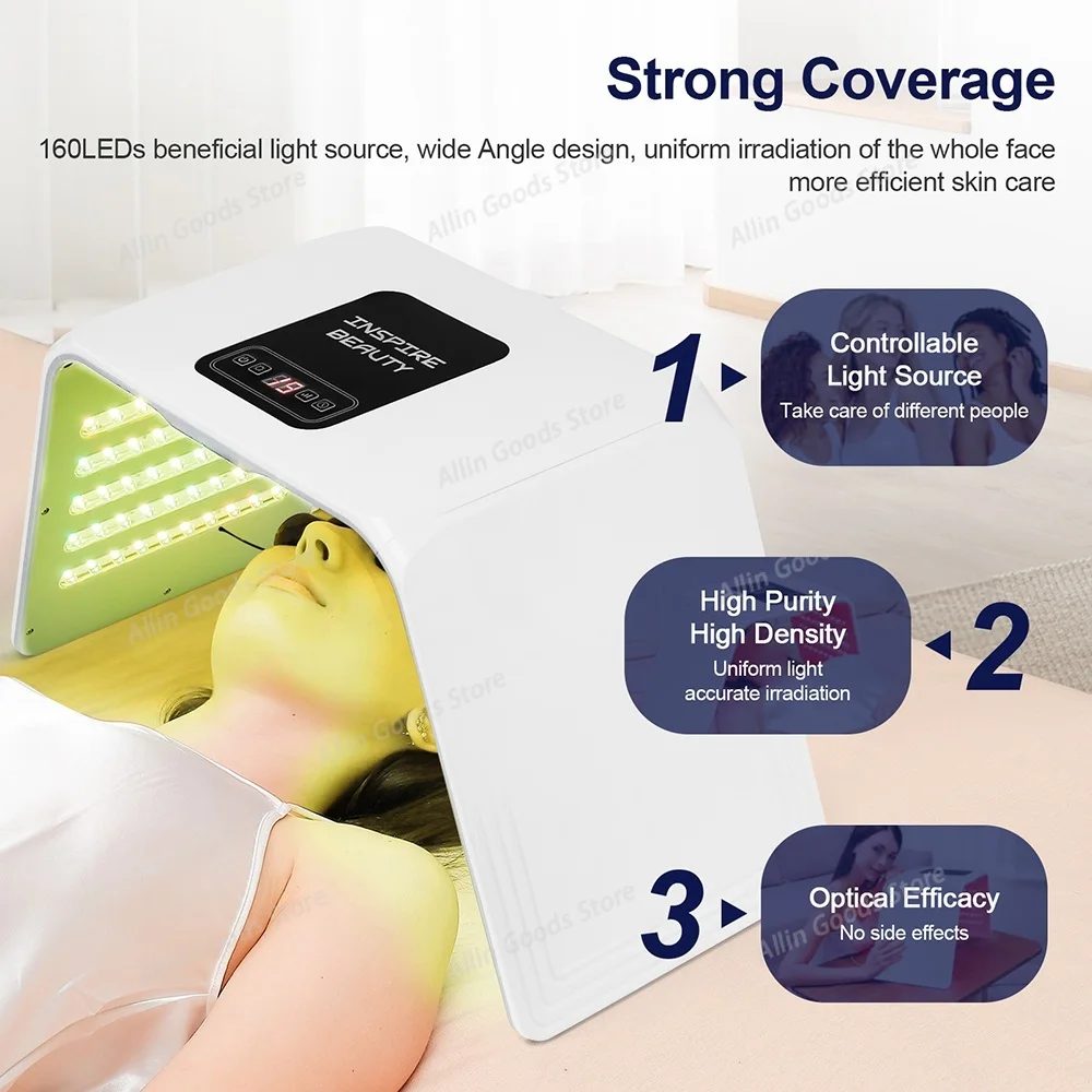 7 Colors LED Photon Machine Skin Moisturizing Nano Spray LED Face&Body SPA Skin Care Beauty Mask Spectrometer Skin Care Device