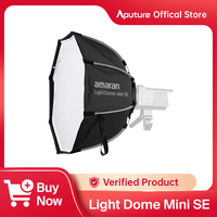 amaran Light Dome Mini SE Lightweight Portable Quickly Deployed Softbox Bowen Mount for Amaran cob60 100d/x 200d/x 150c 300c