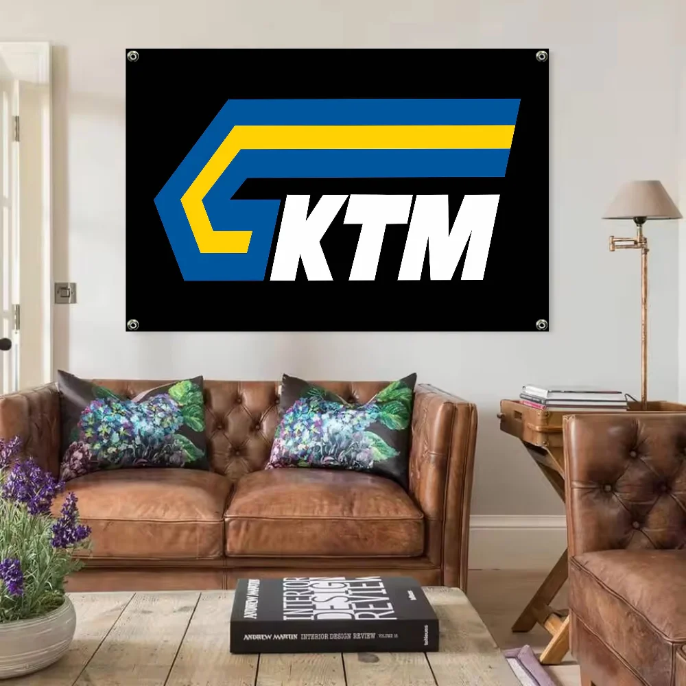 Outdoor Decor Room Aesthetic K-KTM Lgbt Flag to Hang Wall Decoration Garage Decorative Flags and Banners Decorations Funny Car