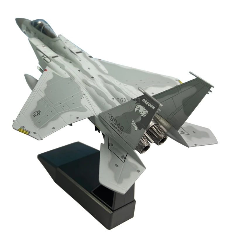 1/100 Scale US F15 F-15 Eagle Fighter Aircraft Airplane Diecast Metal Military Plane Toy Model Collection Gift