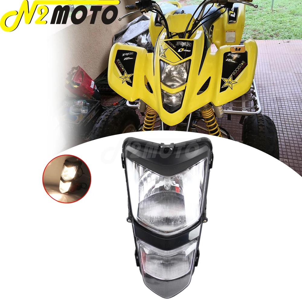 12 V/25 W motocykl podwójny reflektor podwójny reflektor dla Suzuki ATV Quadsport LTZ 400 LT-Z400Z LTZ400 Kawasaki KFX400 KSF400 2003-08