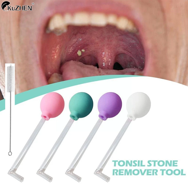 Tonsil Stone Remover Tool Manual Style Remover Mouth Cleaning Care Tool Ear Wax Tonsil Stone Remover Cleaning Tool Random Color