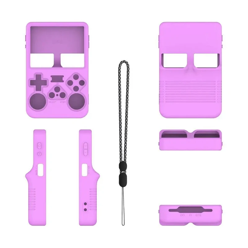 NEUE Silikon Fall Für R36S Handheld Spielkonsole Silikon Schutzhülle Anti-Scratch Lagerung Box Soft Shell Einfarbig Shell