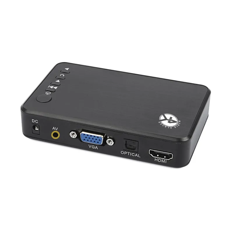 New Mini HD Media Box 4K Player Support Splicing Screen TV Projector Monitor U Disk SD HDD Autoplay PPT Advertise AD Players