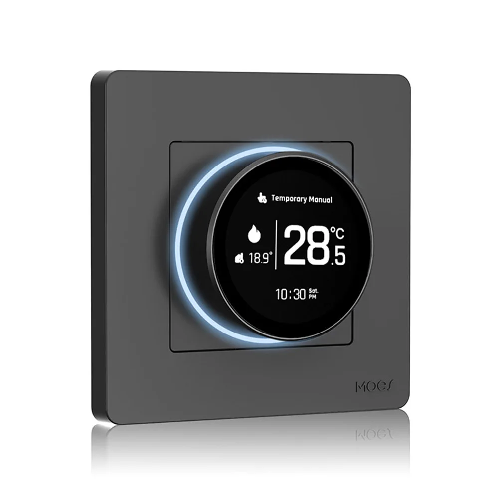 Controlador de temperatura termostato inteligente casa inteligente botão aquecimento termostato para piso elétrico aquecimento água/caldeira a gás