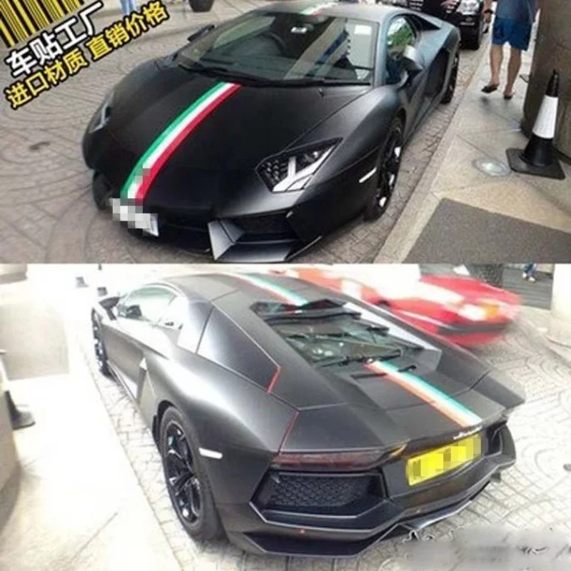 Car stickers FOR  Gallardo appearance modification personalized custom racing flag decals