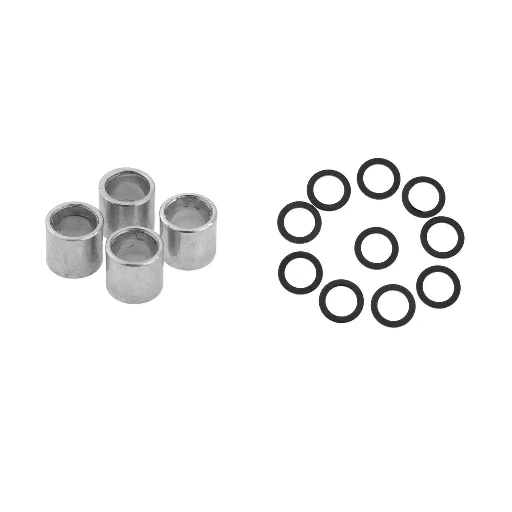 Skateboard Longboard Hardware Set 10pcs Washers + 4pcs Bearing Spacers