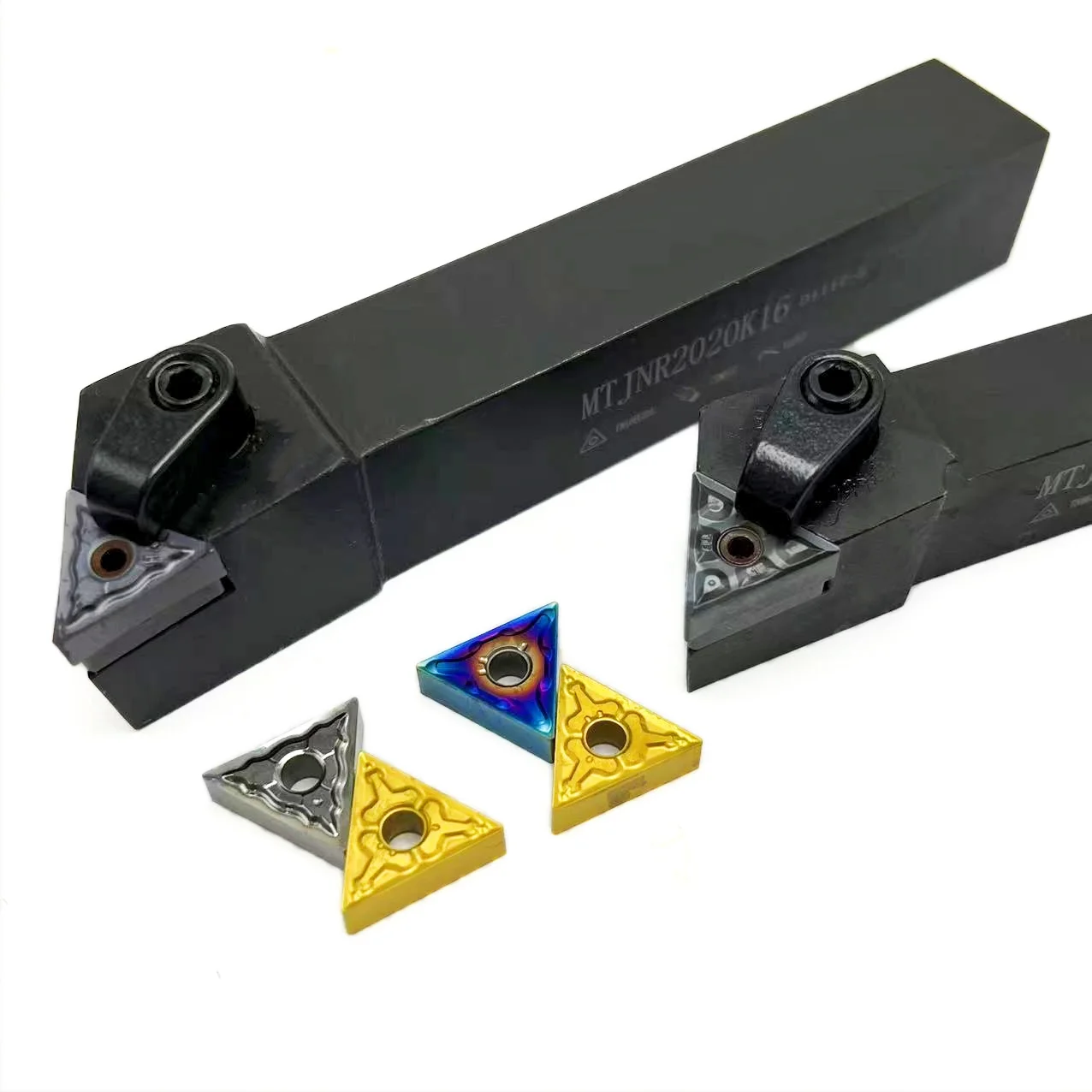 Suporte de ferramenta de torneamento cilíndrico tipo CNC, uso com face final MTJNR, MTJNR1616H16, MTJNR2525M16, MTJNR2020K16, TNMG160404, YBG205