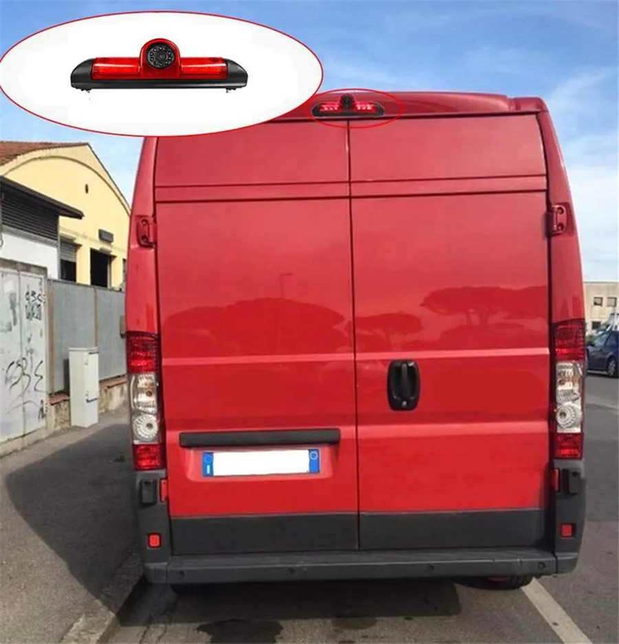 New Rear View Reverse Backup CCD Camera For FIAT Ducato brake light camera use For late 2006-2015 3 gen, Parking Camera