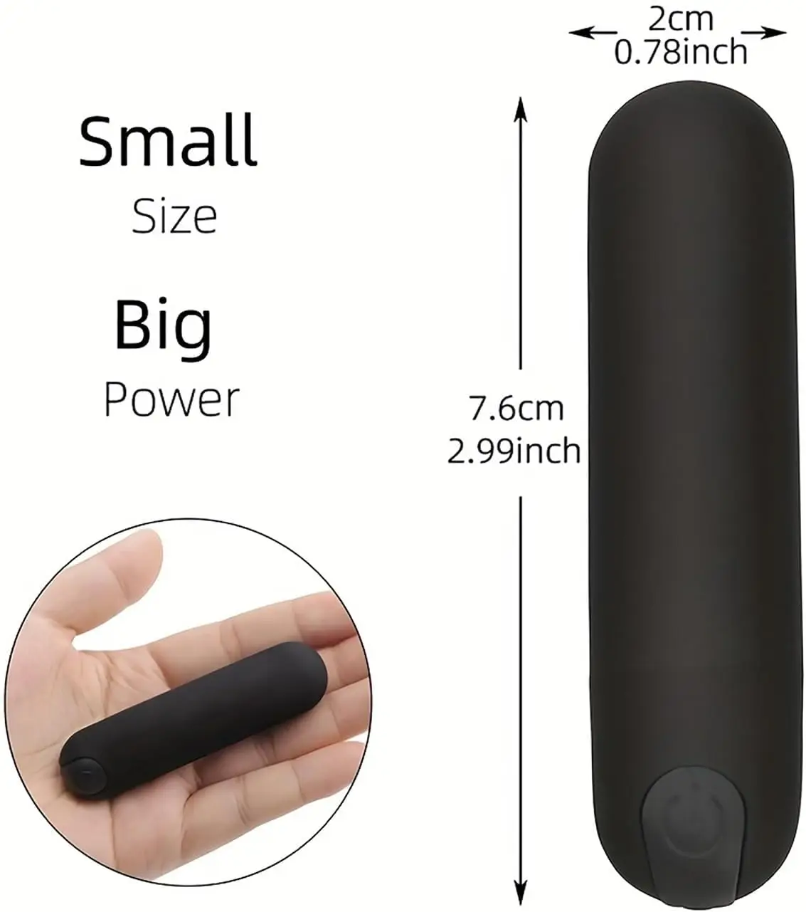 Vibrador G Spot Bullet para Estimulador de Viagem, Mamilos e Clitorais, USB Recarregável, Portátil, Impermeável, Mini Vaginal e Anal, 10 Modos