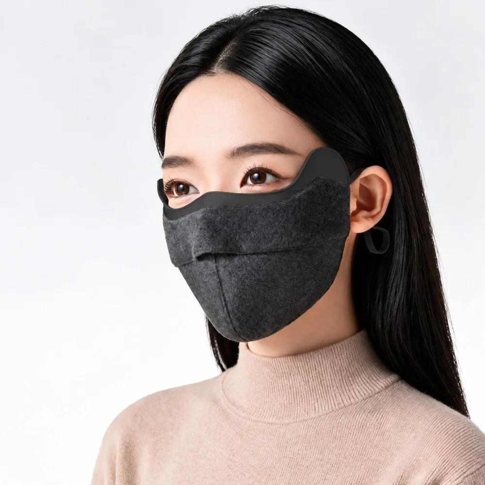 Half Face Mask Half Face Mask Eye Corner Protection Eye Protection Winter Face Mask Warm Thermal Windproof Face Mask Outdoor