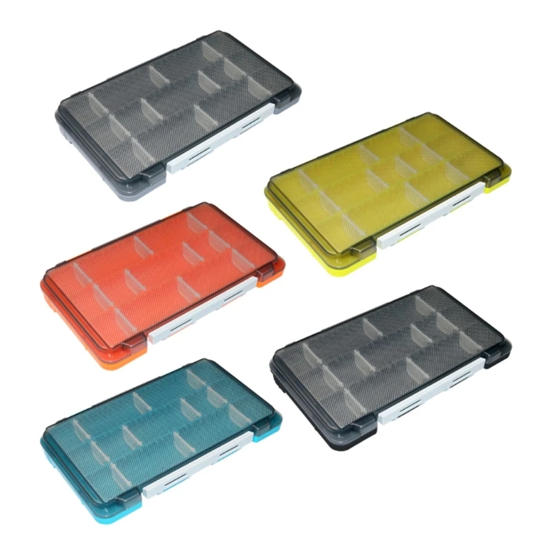 Waterproof Fishing Tackle Box Hooks Storage Trags Organizers Box Transparent Adjustable Dividers Terminals Tackle Boxes