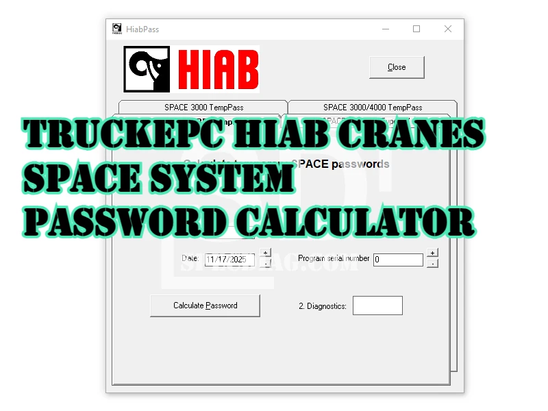 

Калькулятор пароля TruckEPC HIAB Cranes Space System