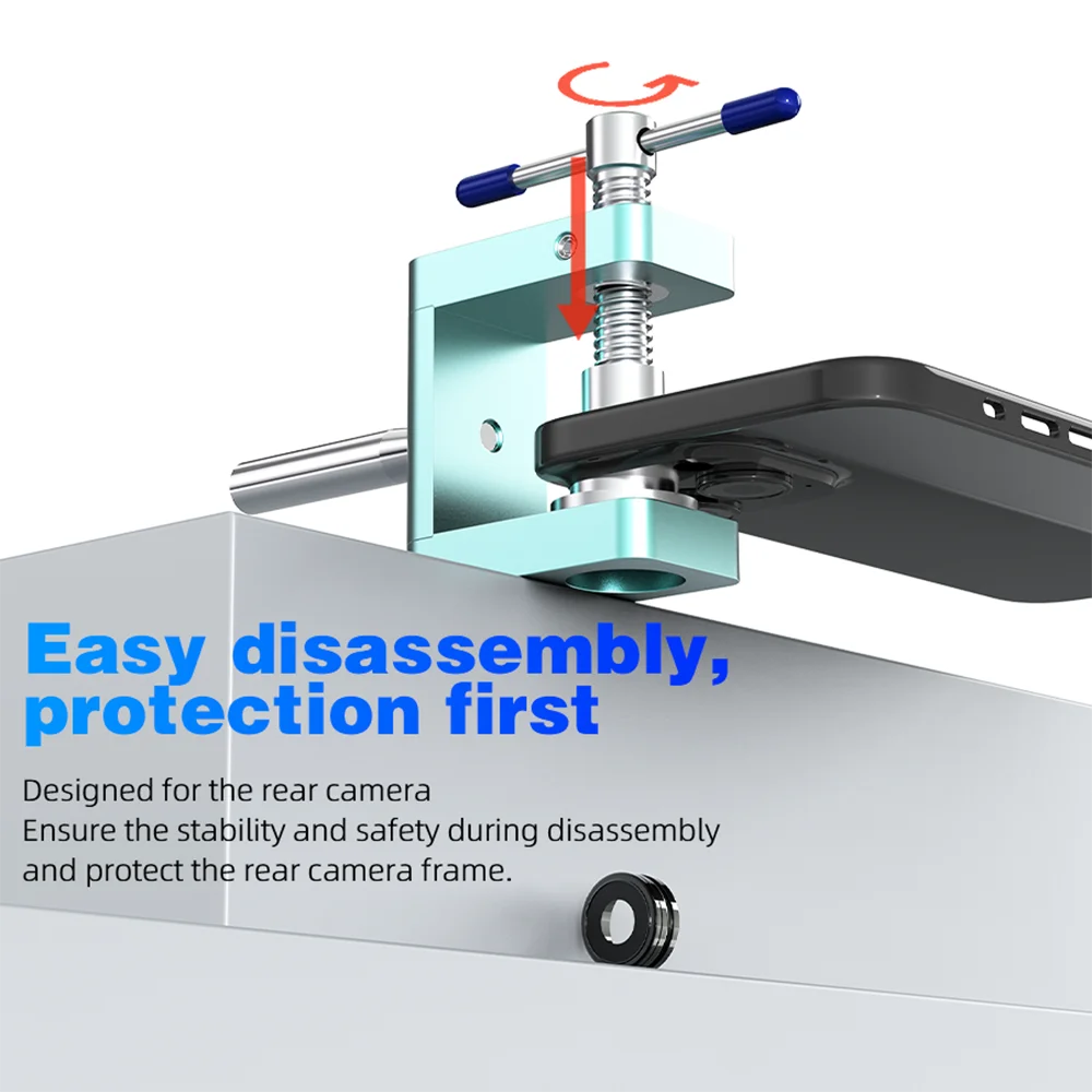 CK9 Rear Camera Framer Tiger Pliers Fixture Dismantling Frame Rear Camera For iPhone Phone Replace Rear Cover Glass Repair Tool