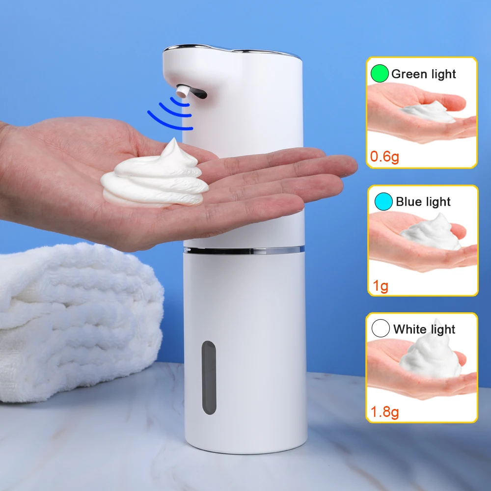 Automatic Foam Soap Dispenser Touchless Sensor USB Charging Smart Foam Machine Infrared Sensor Liquid Dispenser Hand Sanitizer