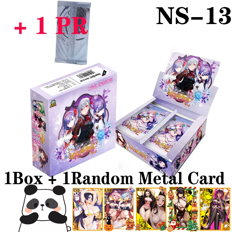 Nowa karta historii Bogini NS-13 Hobby Kolekcjonerskie karty do gry Doujin Girl Party Booster Box SSR SSP Rzadka karta Zabawka Urodziny Gifs