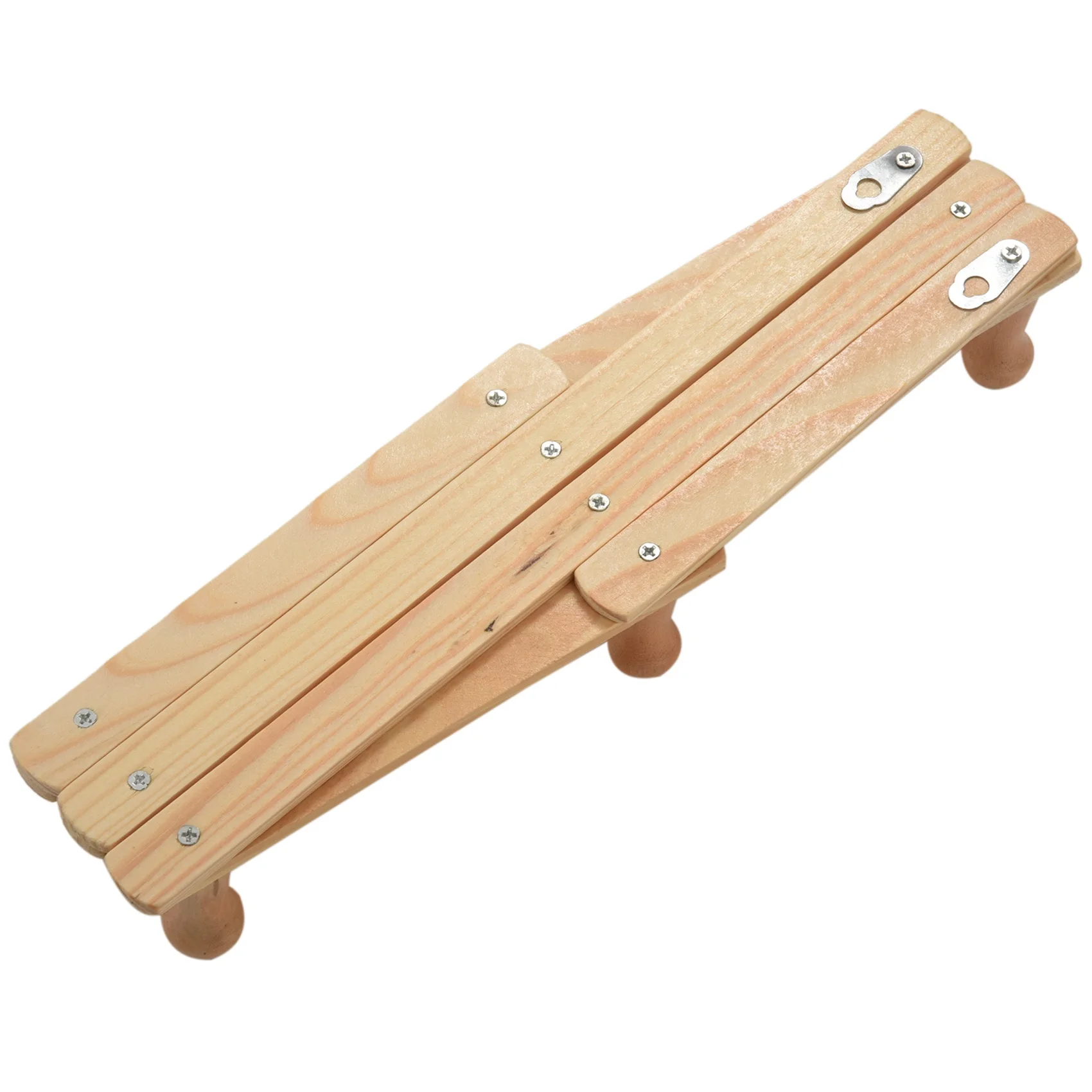 B03C-Accordion Wall Hanger 10 Hooks Pack Of 2 Natural Wood Wall Mounted Expandable Accordion Peg Coat Rack Hanger 2 Pack