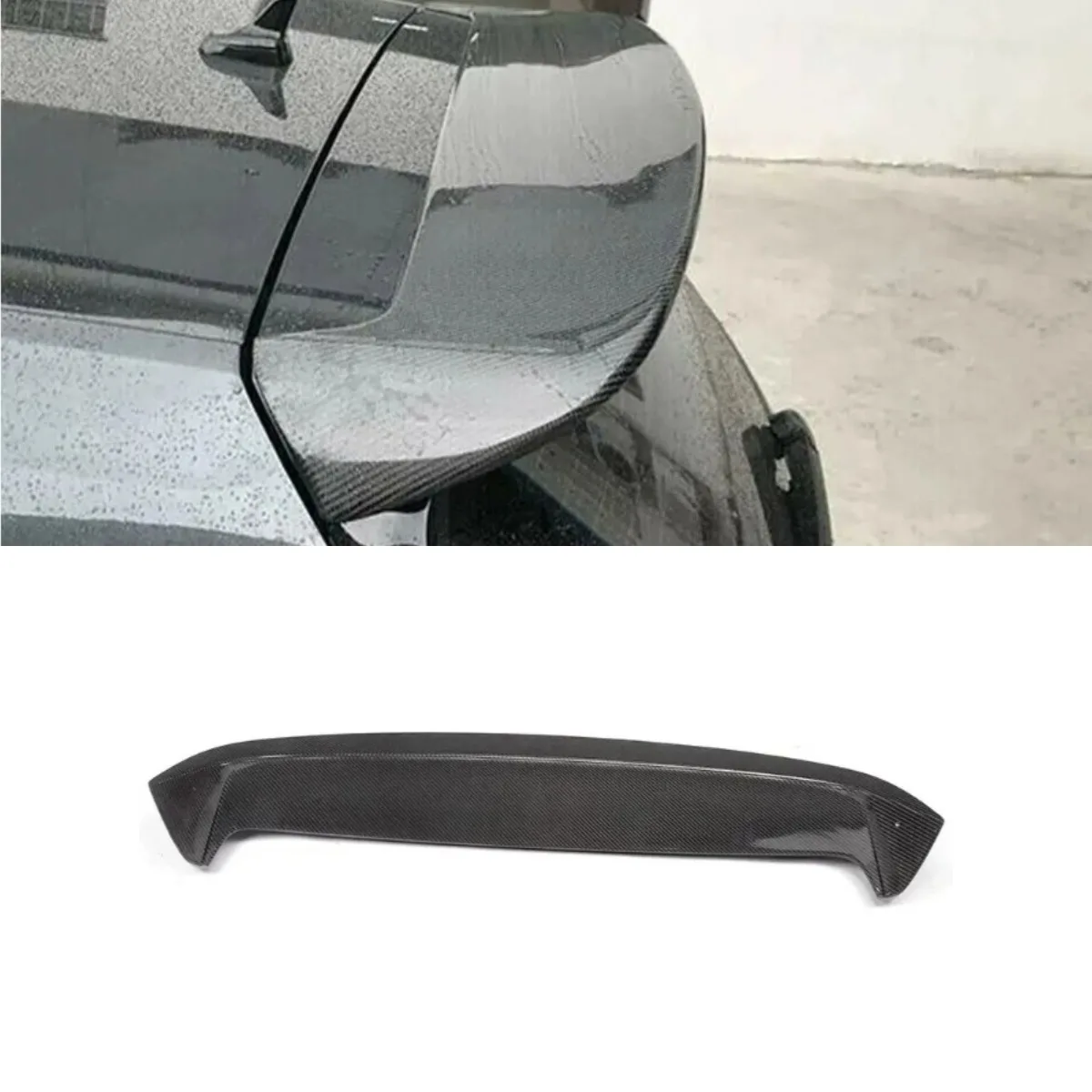 

Car Rear Trunk Spoiler Wing Real Carbon Fiber Rear Spoiler Wing For Volkswagen Golf 7/7.5 2014-2017 Body Kit Car Accessories