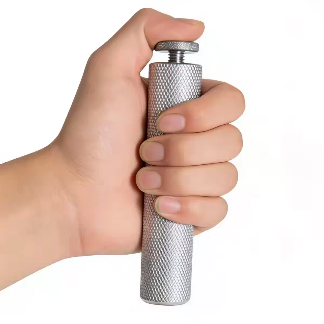 Aluminiumlegierung Thenar Eminence Daumenstärker Handgriff Muskelkraft-Trainingsgerät Fingertrainer mit 3 Federn – Detail 2
