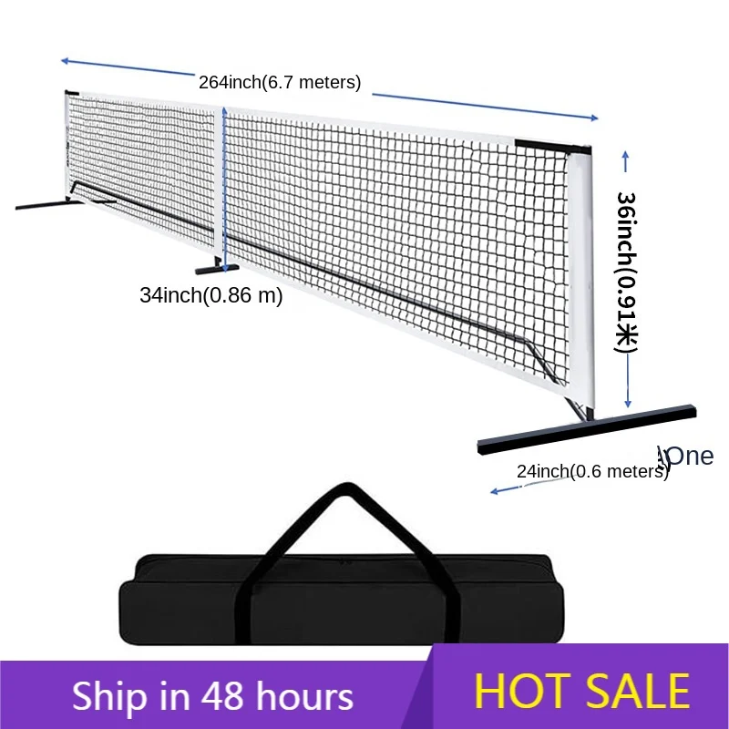 رف شبكة تنس فولاذي محمول قابل للفصل من YTYIN للتدريب الداخلي/الخارجي #1