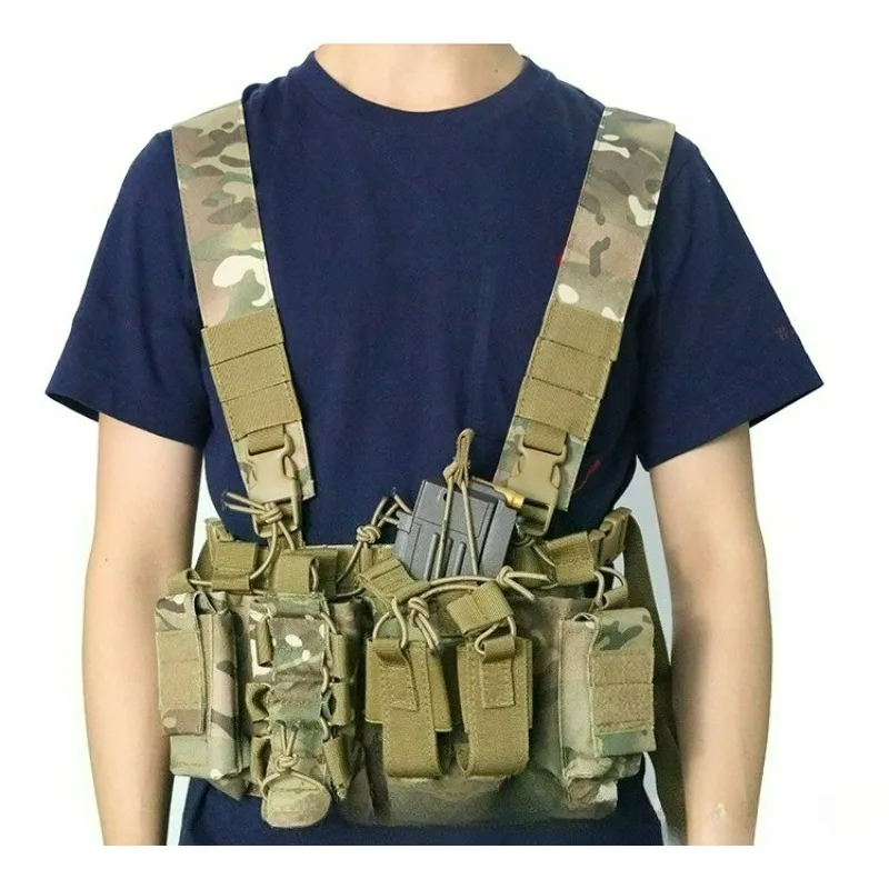 

Men's D3 Tactical Vest Lightweight Detachable Recombinant Vest Outdoor Military Fan Equipment Field Men's CS Training Vest