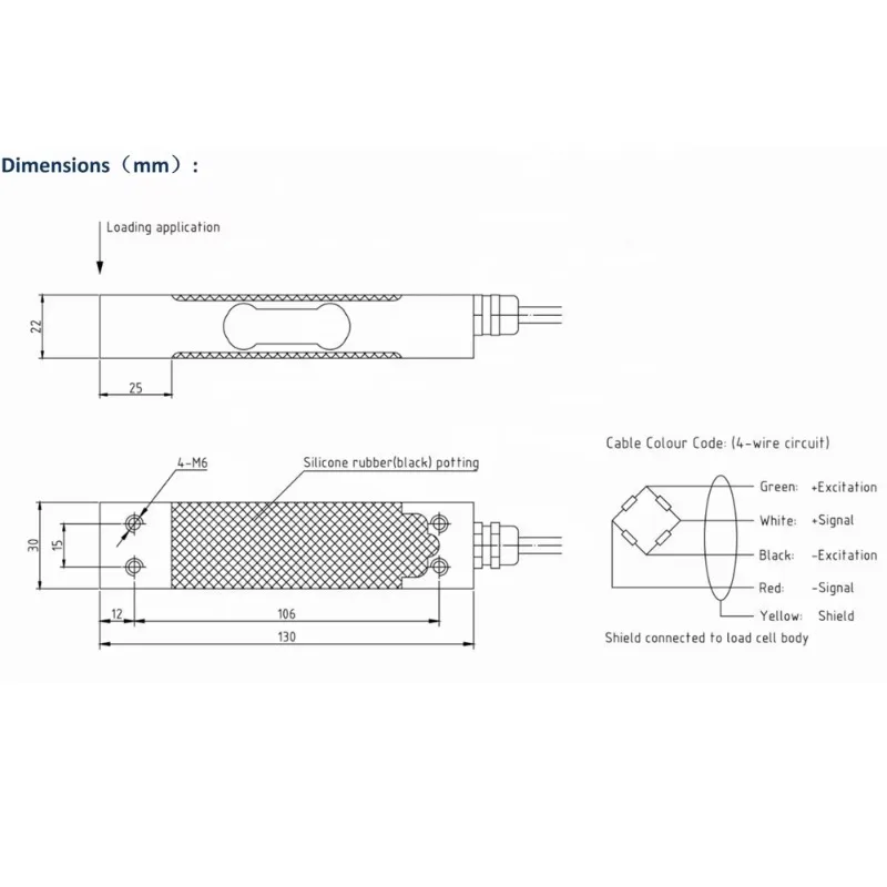 LCP-F30 مستشعر وزن خلية تحميل شعاع القص يمكن أن يحل محل SLP530 10 كجم 20 كجم 30 كجم C3 C6