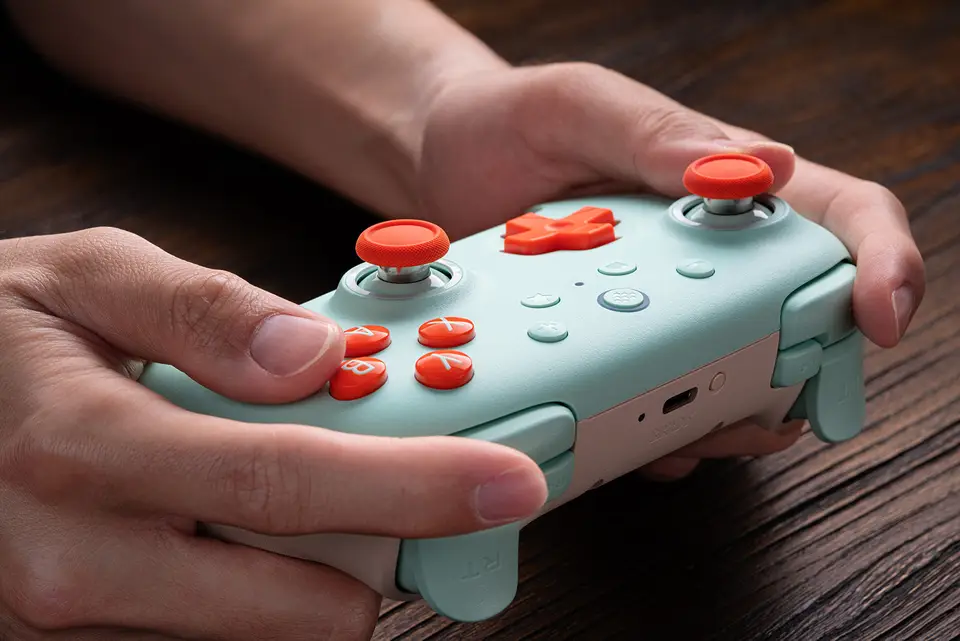 8BitDo Ultimate 2C Wireless Gaming Controller Hall Effect Joystick for Windows 10,11 Steam Deck Raspberry Pi Android PC Gamepad - 4
