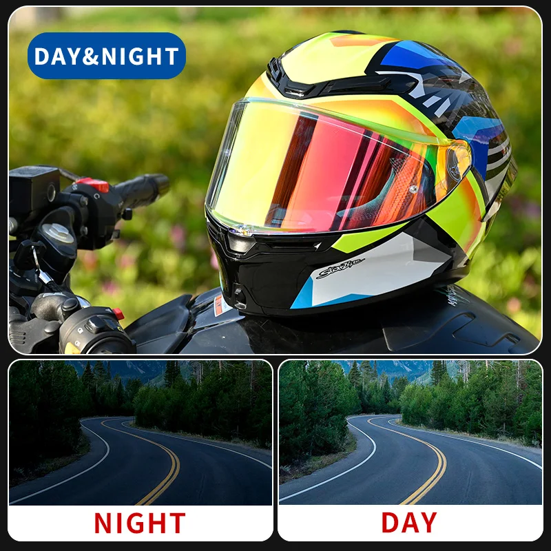 agv k5 dark tint visor REVO CLEAR BLUE NIGHT VISION COMPATIBLE WITH K1S/K3 SV/K5 HE VISORWALA lock system Iridium Silver Agv K6 Tinted